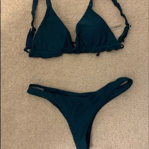 Teal bikini